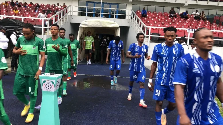 Rivers United vs Nasarawa United NPFL action