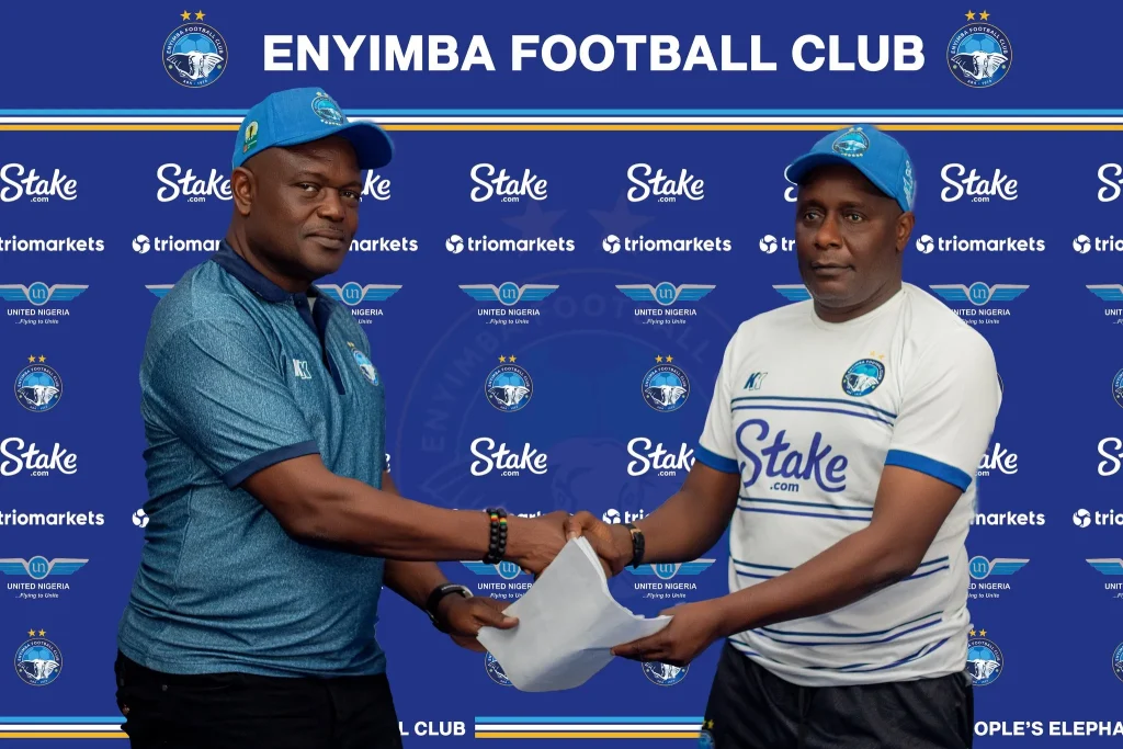 Stanley Eguma when he joined Enyimba