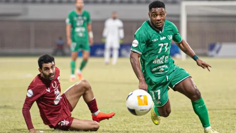 Super Eagles forward Anayo Iwuala scores in Kuwait