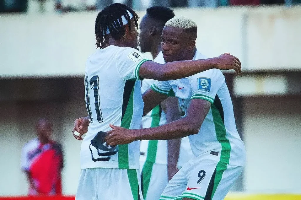 Victor Osimhen and Samuel Chukwueze