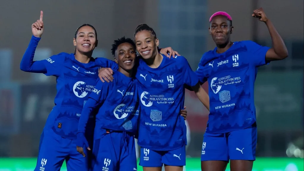 Asisat Oshoala net hat-trick against for Al Hilal in Saudi Women’s Challenge Cup