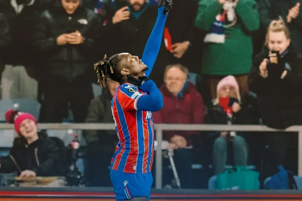 Christantus Uche celebrates second Europa Conference League goal