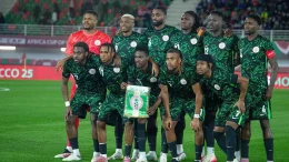 Super Eagles lineup during AFCON 2025 opener