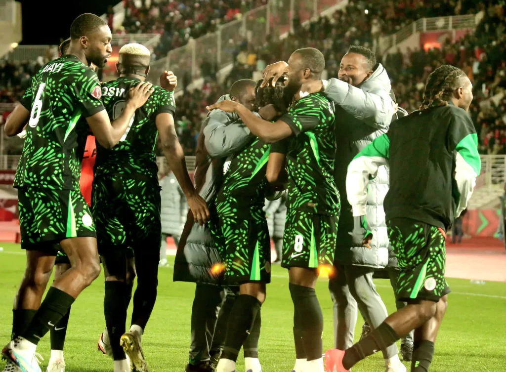 Super Eagles midfielder Wilfred Ndidi scores first goal vs Tunisia