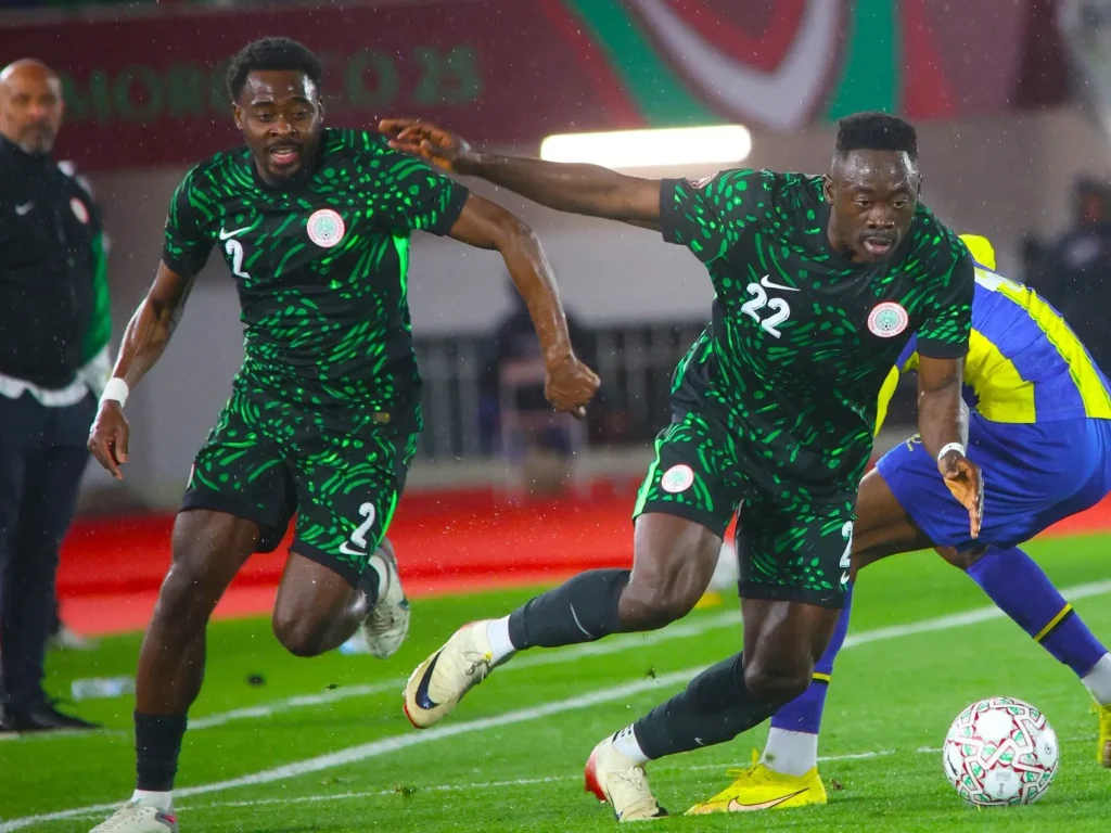 Super Eagles training ahead of Tunisia clash at AFCON 2025