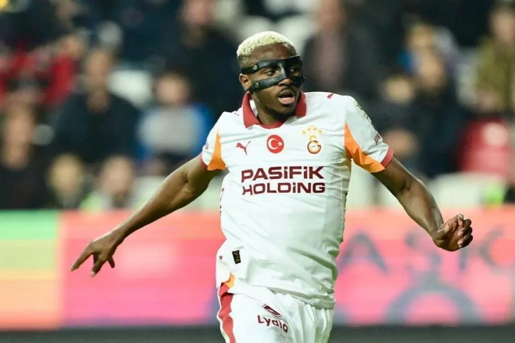 Victor Osimhen scores for Galatasaray in Turkish Super Lig