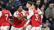 Viktor Gyökeres scores penalty for Arsenal in Premier League win