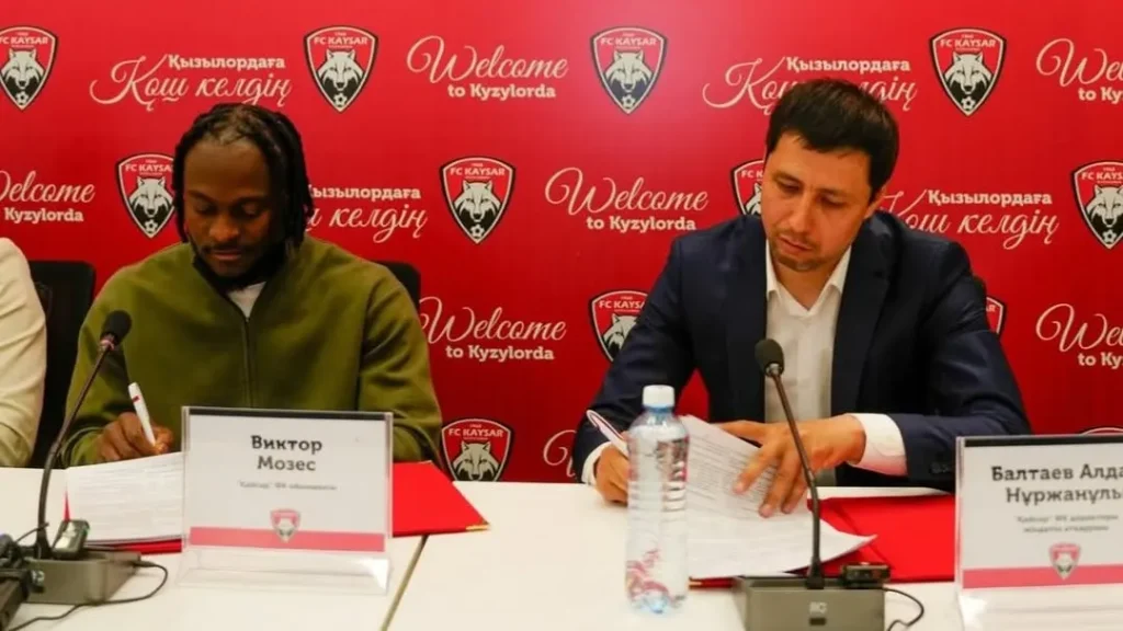 FC Kaysar squad welcomes Victor Moses
