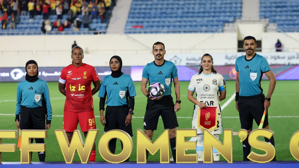 Francisca Ordega celebrates assist for Al-Ittihad_