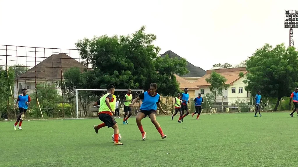 Nnamdi Azikiwe Stadium during Rangers friendly match