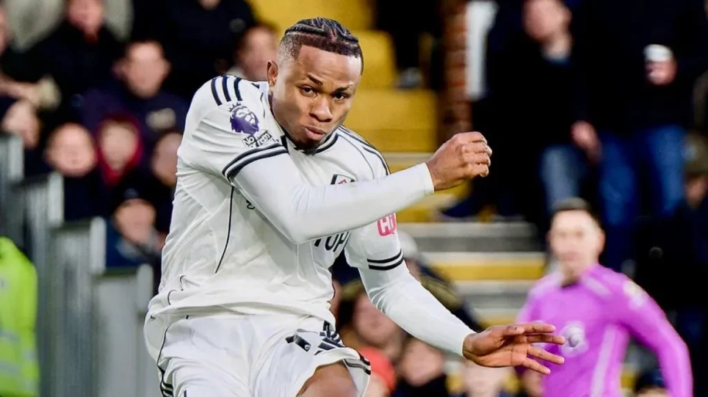 Samuel Chukwueze in action during Premier League match_