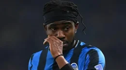 Super Eagles forward Lookman in action against Athletic Club