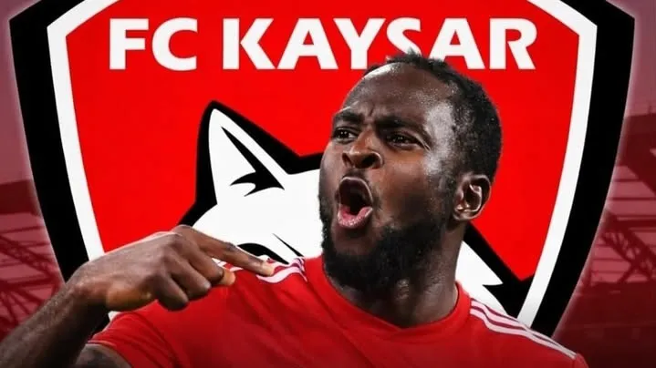 Victor Moses training with FC Kaysar 2026