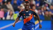 Obinna Nwobodo in action for FC Cincinnati