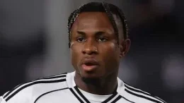 Samuel Chukwueze celebrates Fulham goal