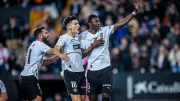 Umar Sadiq Valencia Copa del Rey quarter-final action