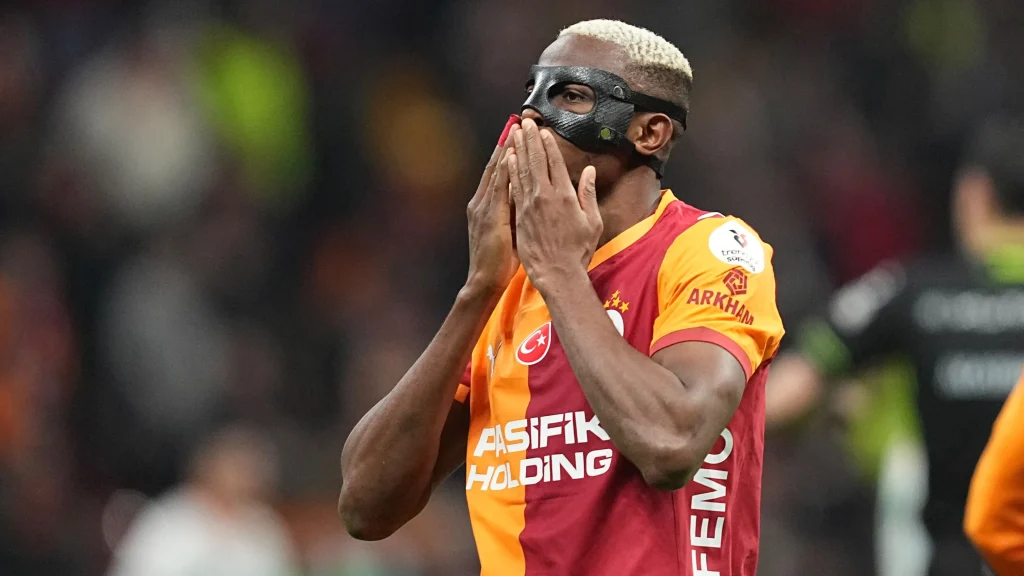 Victor Osimhen scores late goal at RAMS Park for Galatasaray