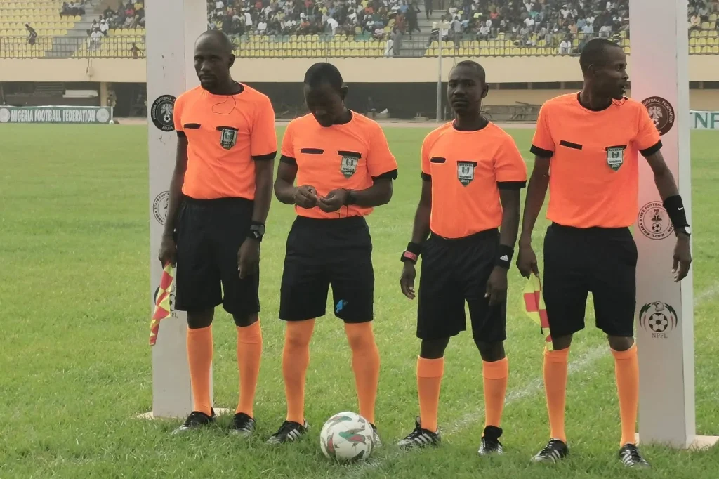 officials of Kwara United 1-1 Rivers United