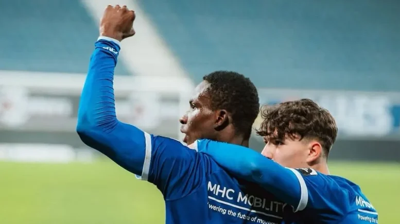 Abubakar Abdullahi scores winner for Jong Gent