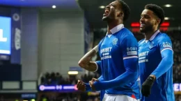 Emmanuel Fernandez in.actiom for Rangers