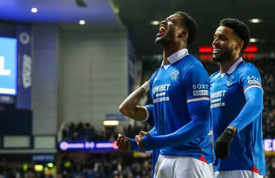 Emmanuel Fernandez in.actiom for Rangers