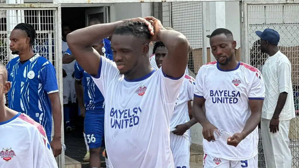 Enugu Rangers NPFL table-topping celebration scene