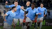 Fisayo Dele-Bashiru celebrates breakthrough goal for Lazio in Coppa Italia