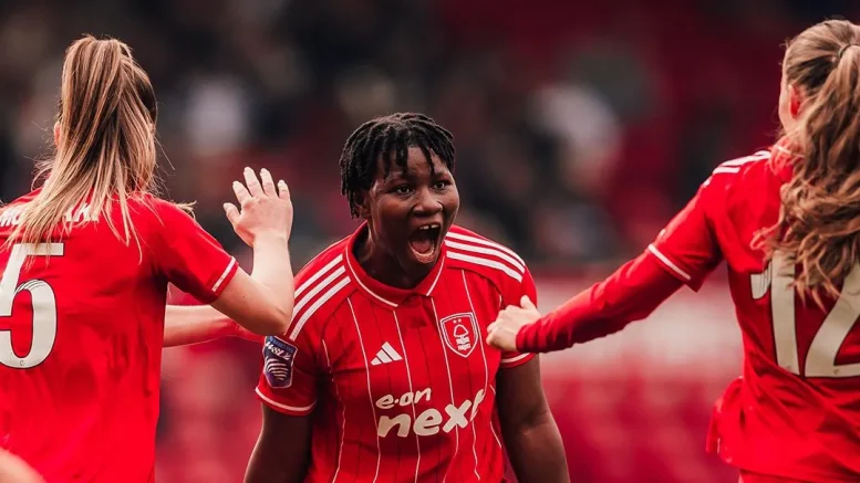 Joy Omewa fires opener in Forest victory against Ipswich Town