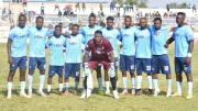 Niger Tornadoes players jubilating after NPFL victory in Minna