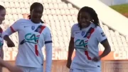PSG Women star Jennifer Echegini in action vs Dijon