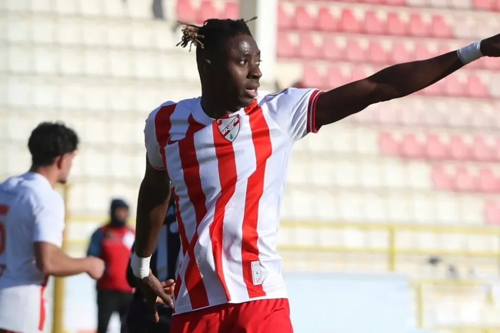 Rasheed Akanbi assist for Boluspor during Turkish league match