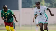 Rinsola Babajide in action during Nigeria 3-1 Cameroon friendly