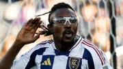 Victor Olatunji in action during Real Salt Lake MLS clash