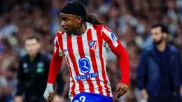 Ademola Lookman in action at Camp Nou vs Barcelona