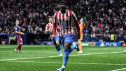 Ademola Lookman reacts after Atletico Madrid UCL win