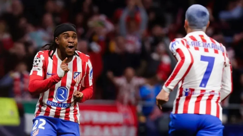 Ademola Lookman scores against Barcelona semi final clash