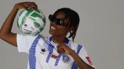 Blessing Okpe celebrating her away from Dinamo Minsk
