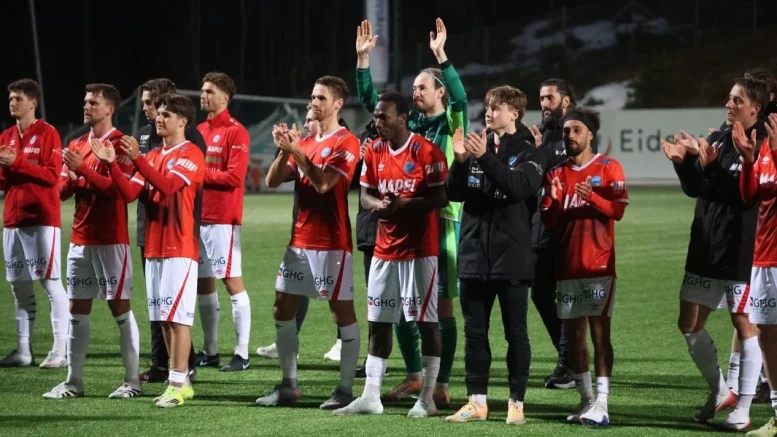 Daniel Job in action during Kongsvinger away win