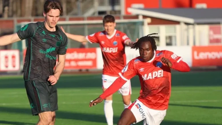 Daniel Job scores first league goal Kongsvinger vs Bryne FK.webp