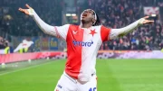David Moses and Slavia Prague vs Sigma Olomouc match action