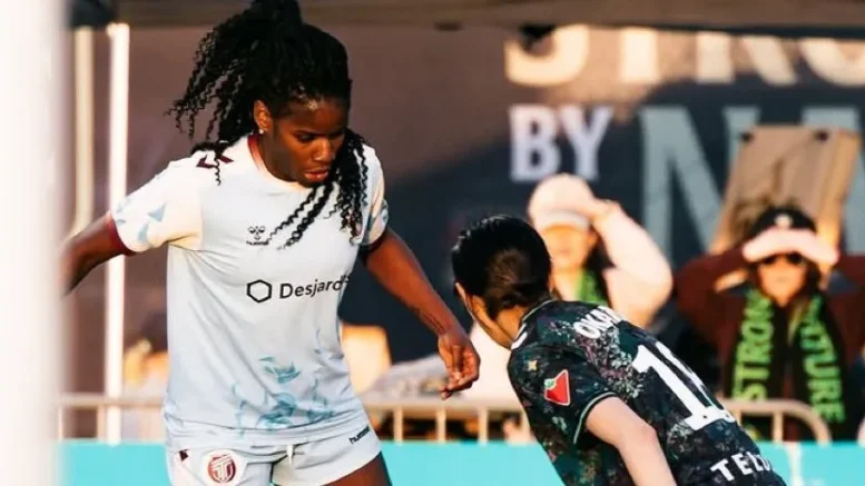 Esther Okoronkwo in action vs Vancouver Rise