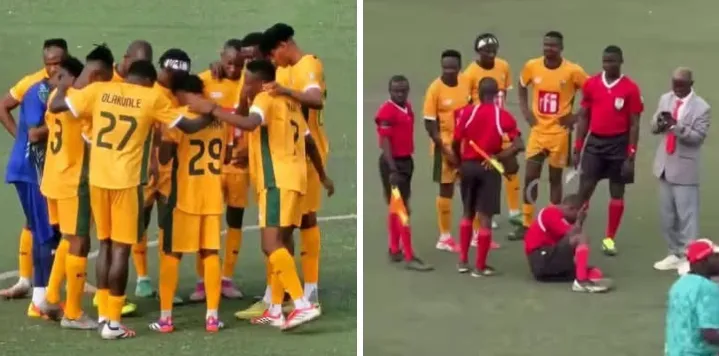 Kano Pillars vs Rivers United match chaos and fan invasion