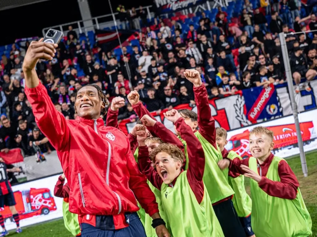 Muhamed Tijani in action during Nyíregyháza Spartacus victory