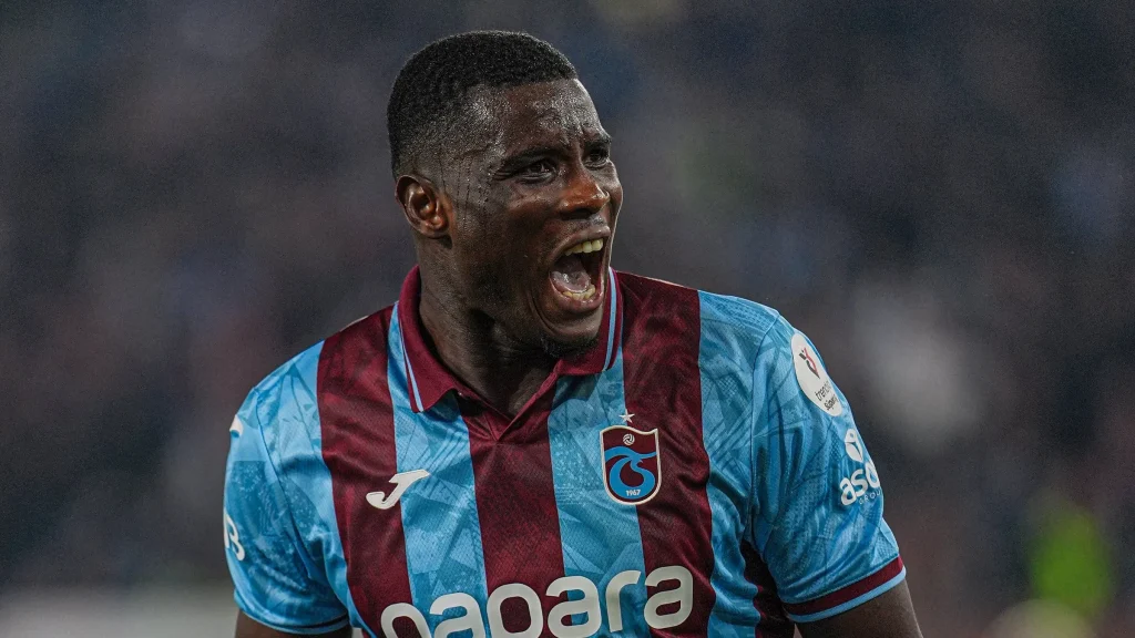 Paul Onuachu celebrates Trabzonspor win over Galatasaray