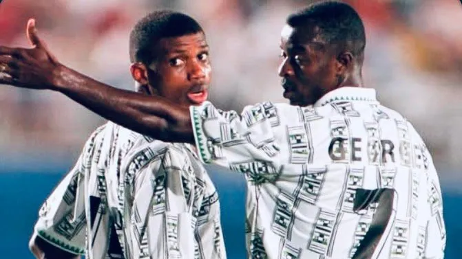 Sunday Oliseh and Finidi George