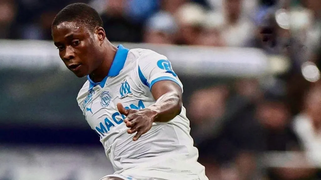 Tochukwu Nnadi assist vs Nice at Orange Vélodrome