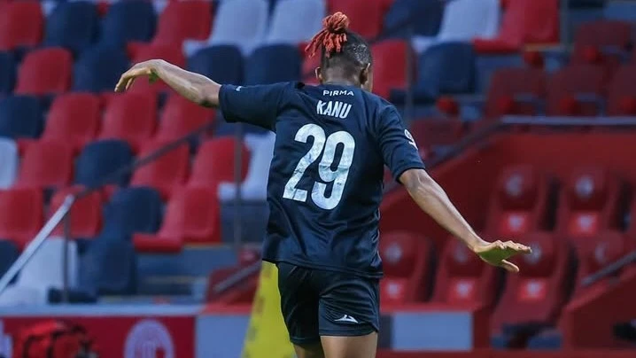 Uchenna Kanu celebrates second hat-trick for Cruz Azul