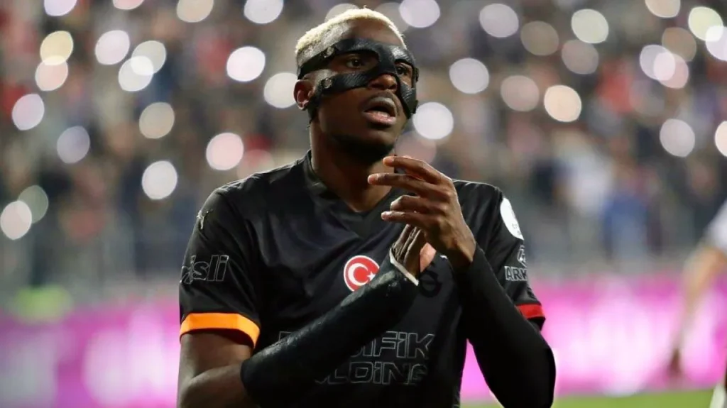 Super Eagles striker Victor Osimhen in Turkish Super Lig