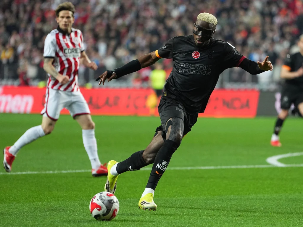 Victor Osimhen assist for Galatasaray vs Samsunspor